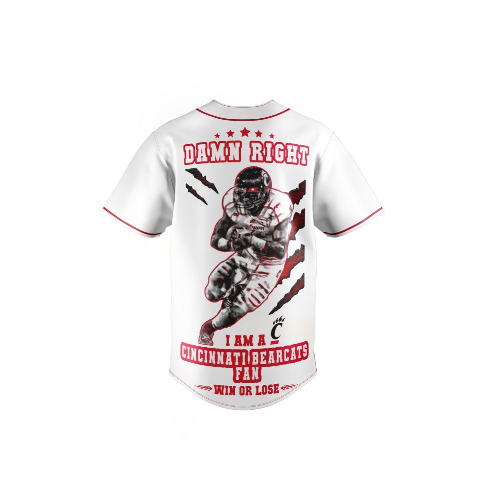 Official Cincinnati Bearcats Fan Jersey - Die Hard Pride Edition, Perfect For Game Days!🏈🔥