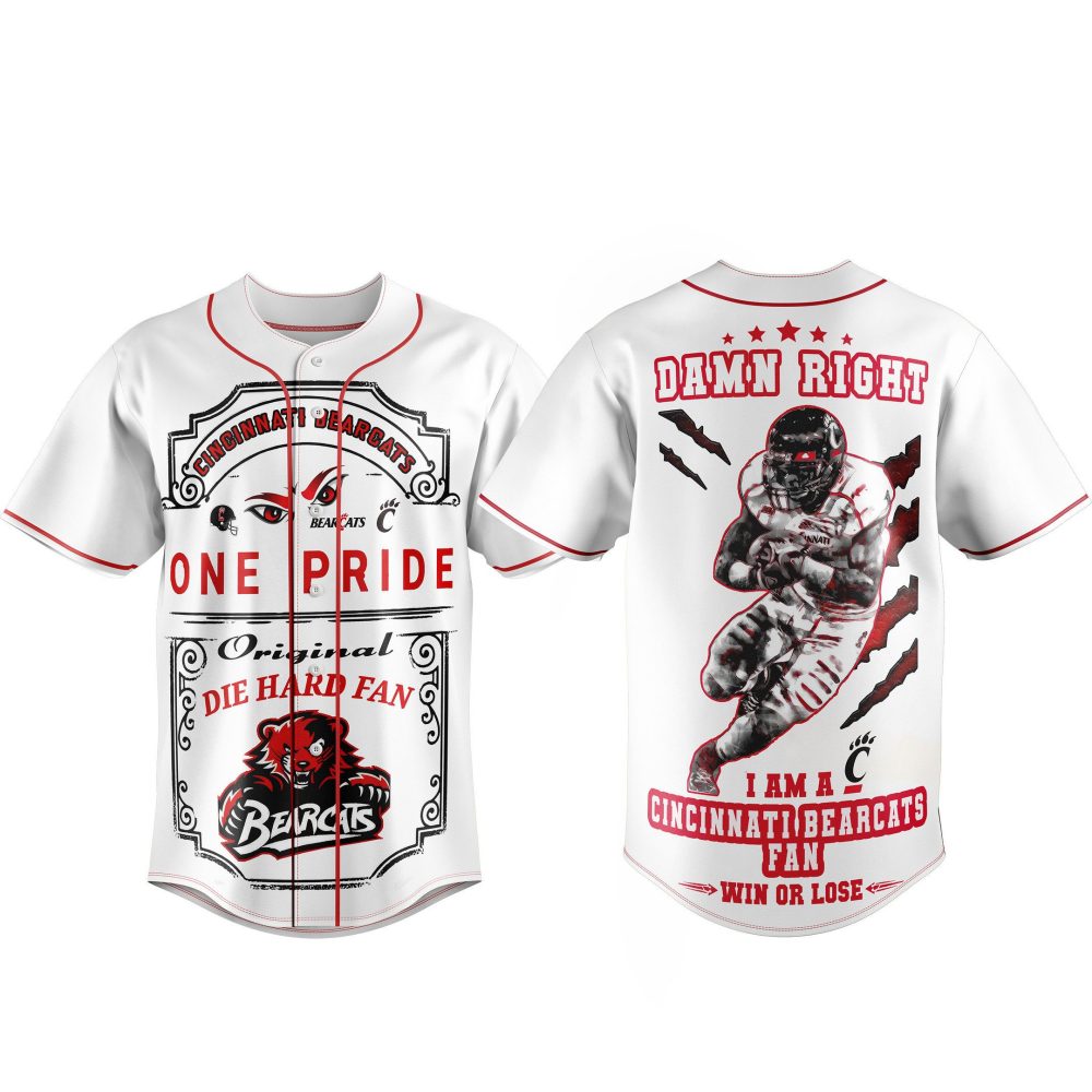 Show Your Team Spirit: Cincinnati Bearcats Fan Jersey - Die Hard Pride!