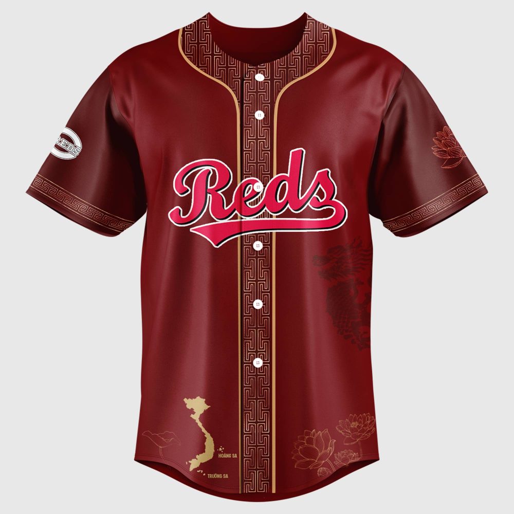 Limited Edition Vietnamese Heritage Baseball Jersey - Celebrate Culture In Style!