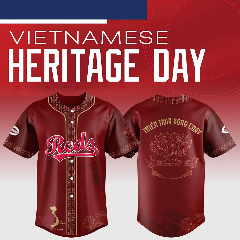 Limited Edition Vietnamese Heritage Baseball Jersey - Celebrate Culture In Style!