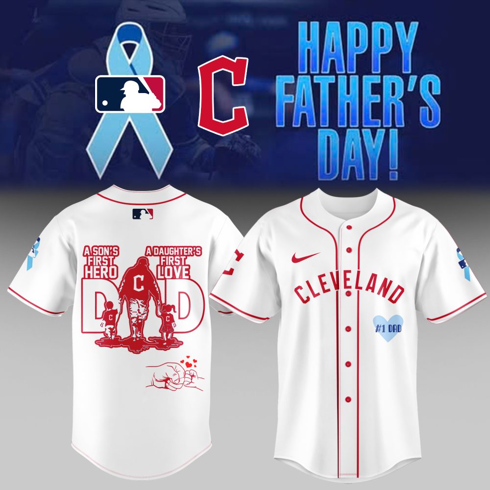 Father'S Day Special Cleveland Baseball Jersey - #1 Dad Gift, A Son'S Hero, Daughter'S Love