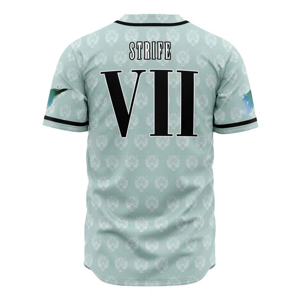 Final Fantasy Vii Baseball Jersey – Premium Gamer Apparel For Fans