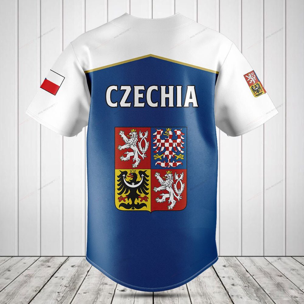 Stylish Czech Flag Baseball Jersey – Celebrate In Comfort &amp; Pride