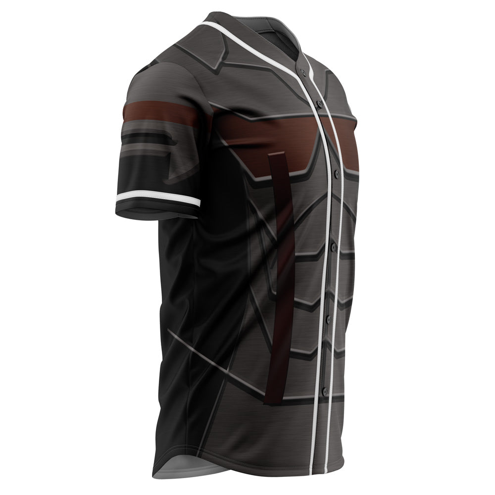 Futuristic Armor-Inspired Baseball Jersey - Unique Design, Comfortable Fit, Perfect For Cosplay &amp; Everyday Wear