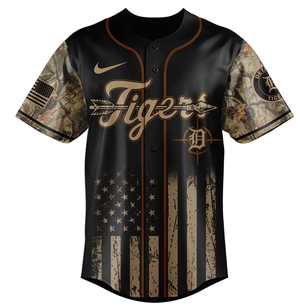 Detroit Deer Hunt Camo Jersey – Premium Hunting Apparel For Outdoor Enthusiasts