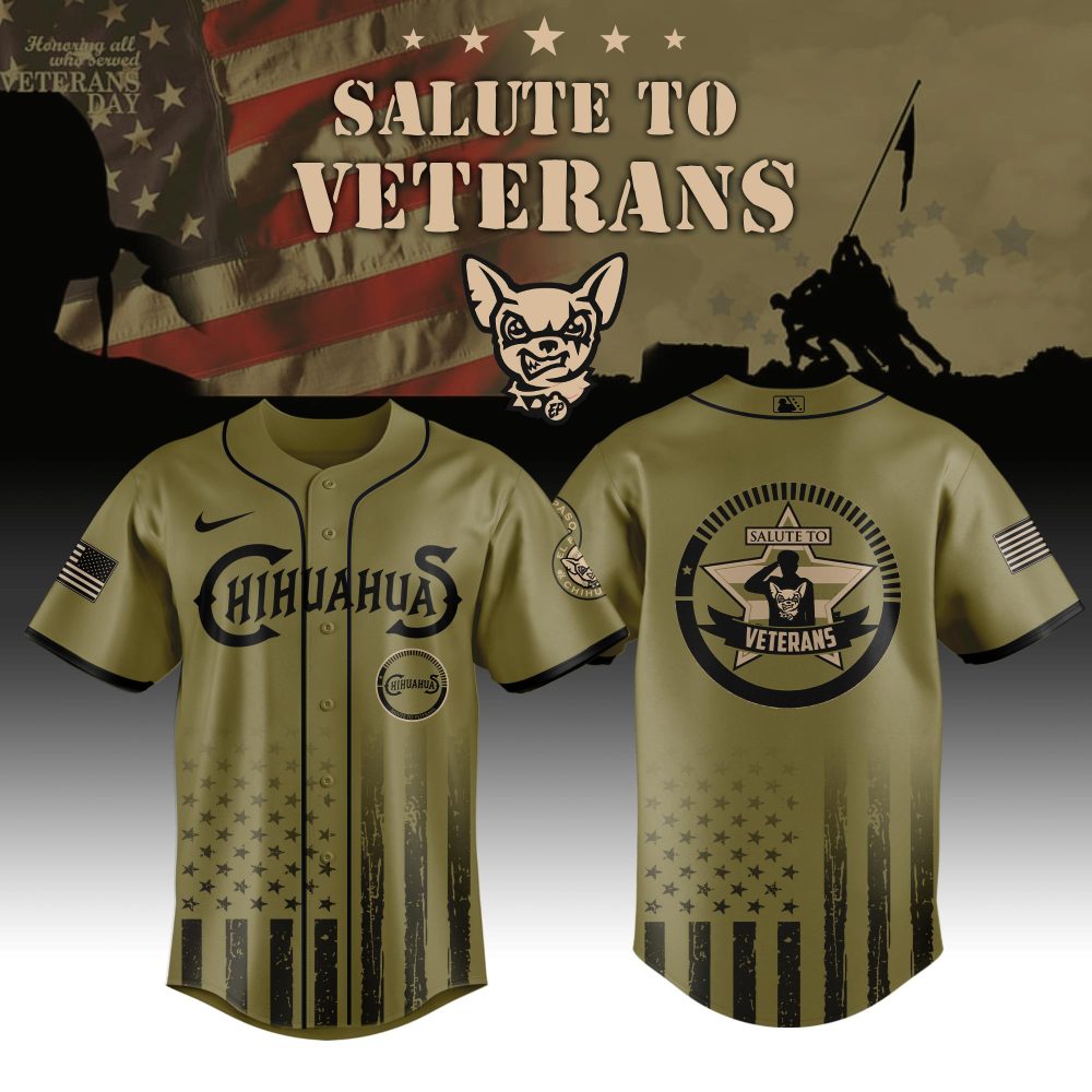 Chihuahuas Salute To Veterans Jersey - Honor Heroes With Style &amp; Pride