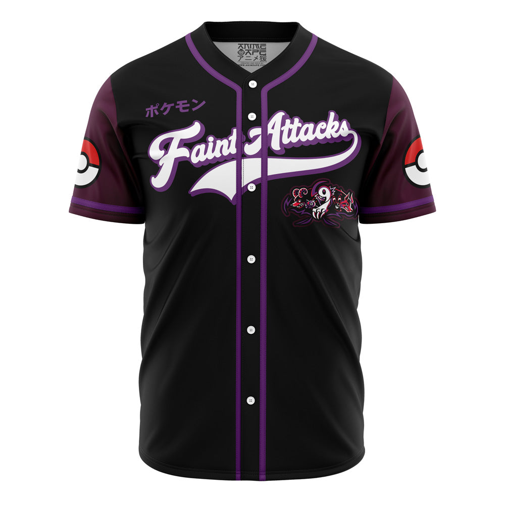 Unisex Anime-Inspired Baseball Jersey – Bold Black &amp; Purple Design, Perfect Gift For Fans!