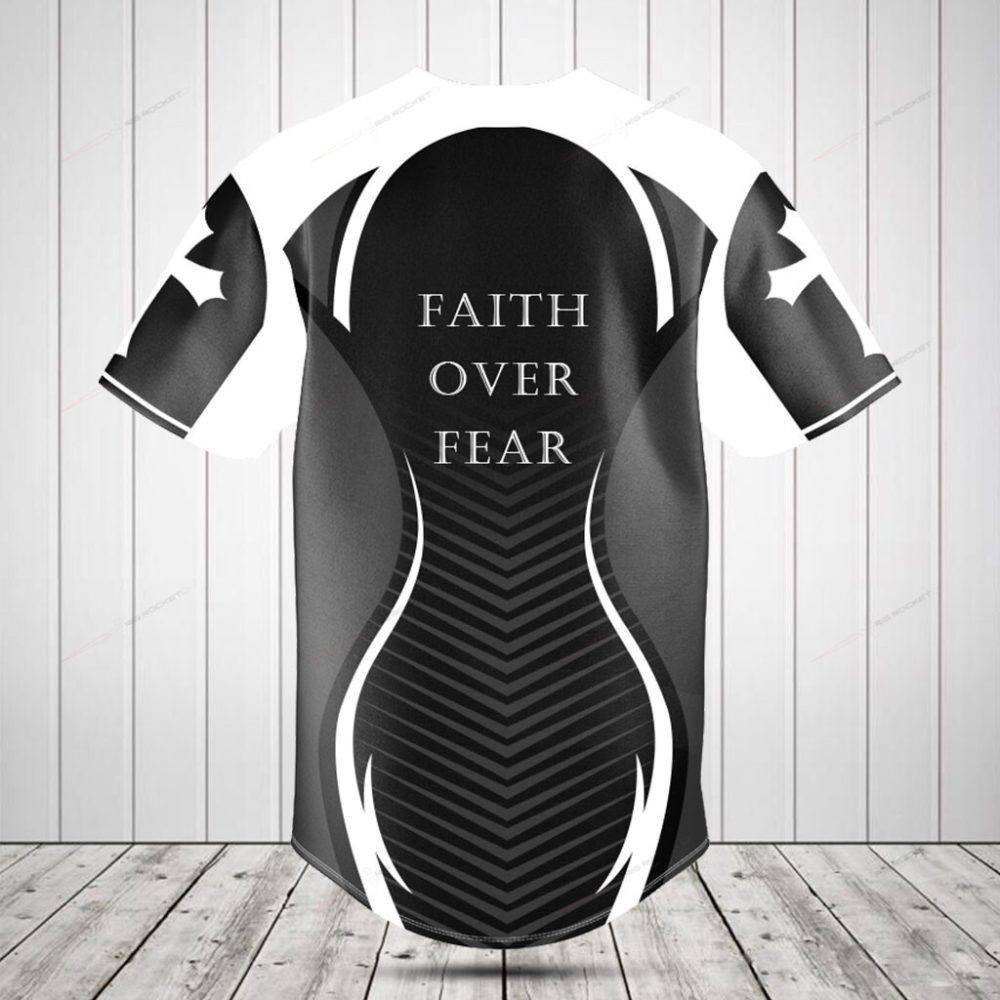 Stylish Cross Print Black &amp; White Button-Up Jersey Shirt - Men'S Athletic Casual Wear