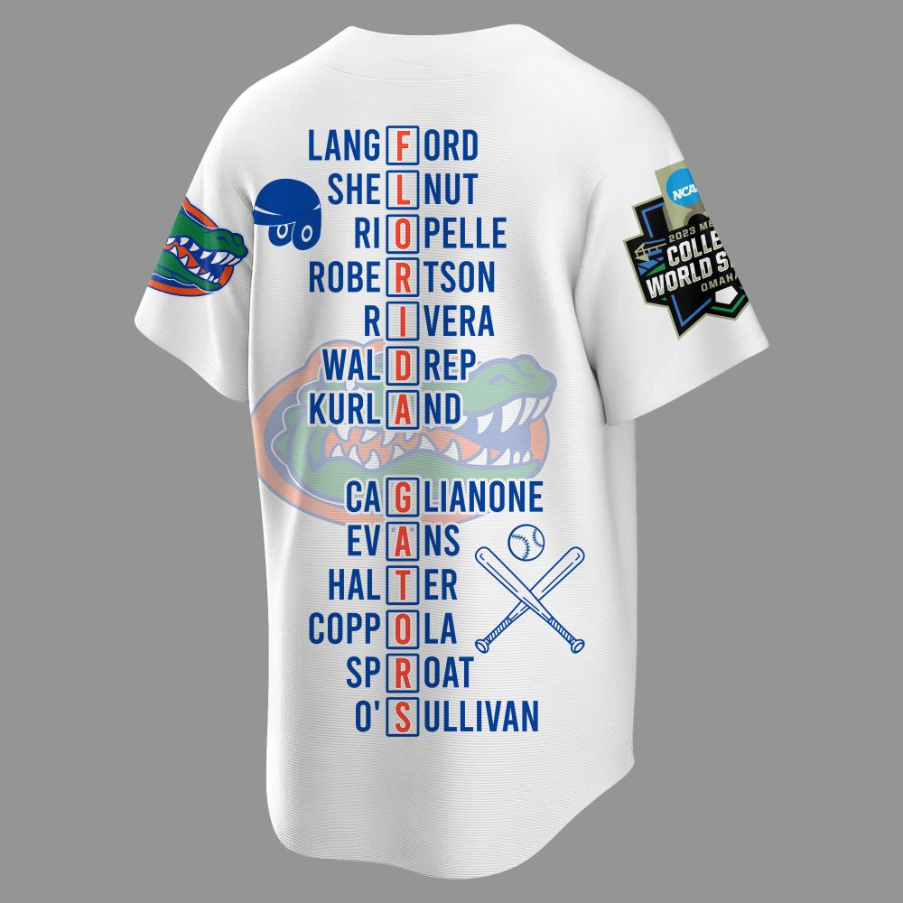 2023 Florida Gators Baseball Champions Jersey - Celebrate Victory In Style!