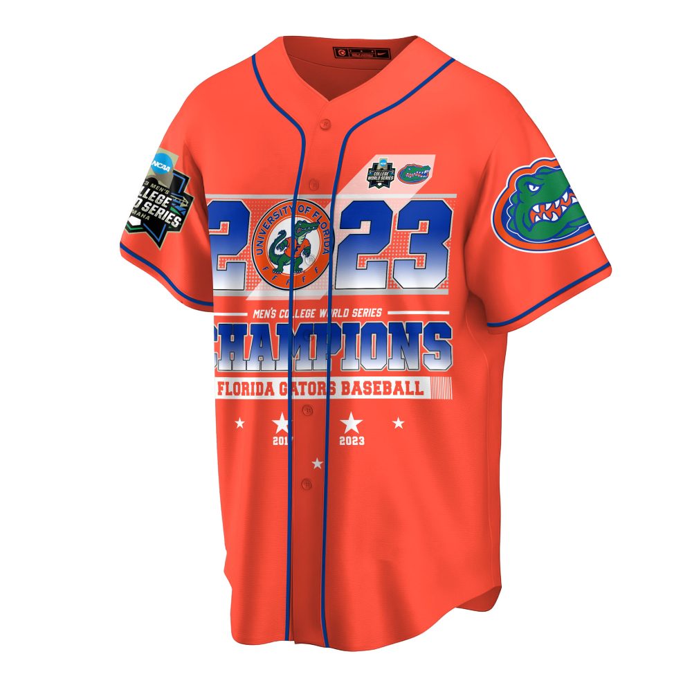 2023 Florida Gators Baseball Champions Jersey - Celebrate Victory In Style!