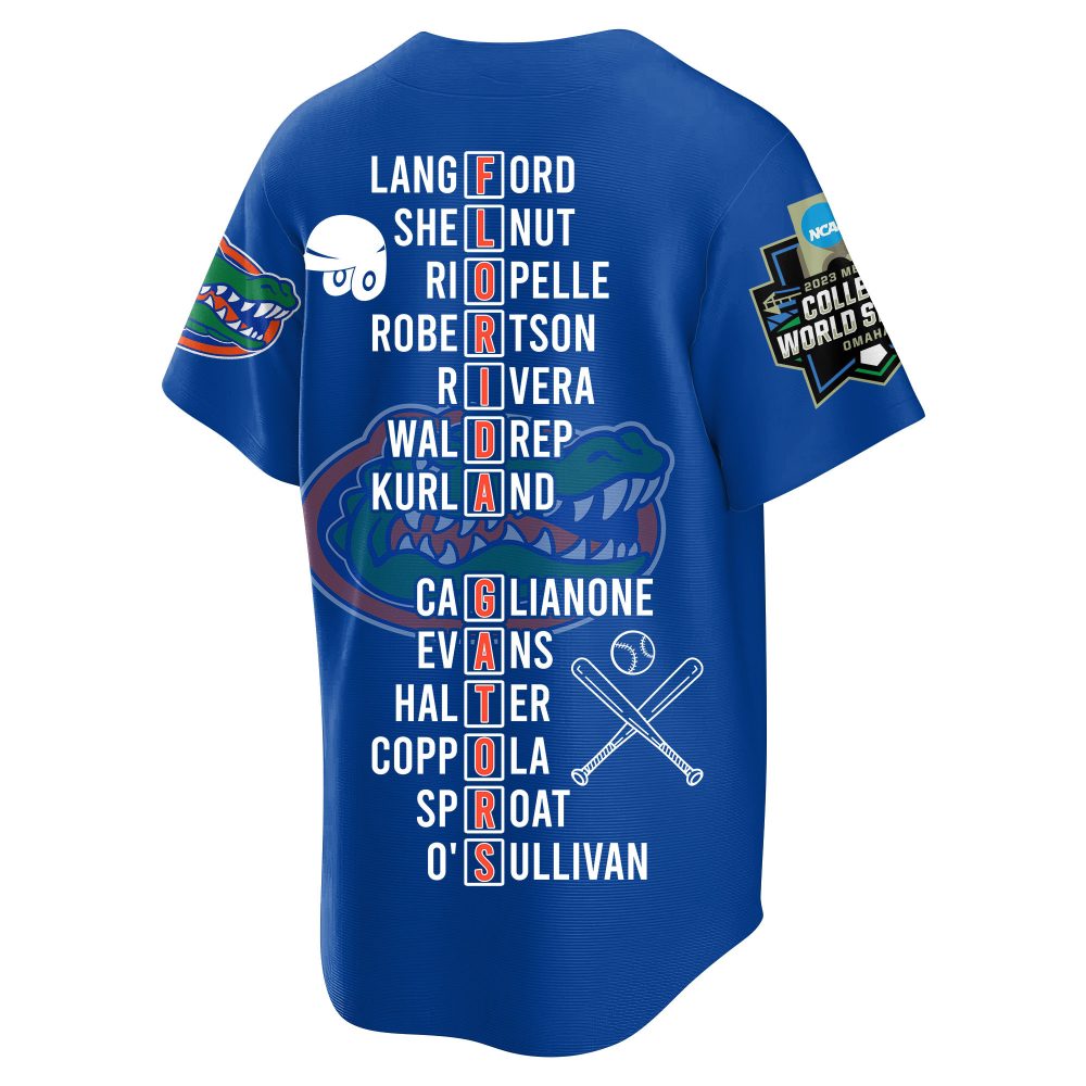 2023 Florida Gators Baseball Champions Jersey - Celebrate Victory In Style!