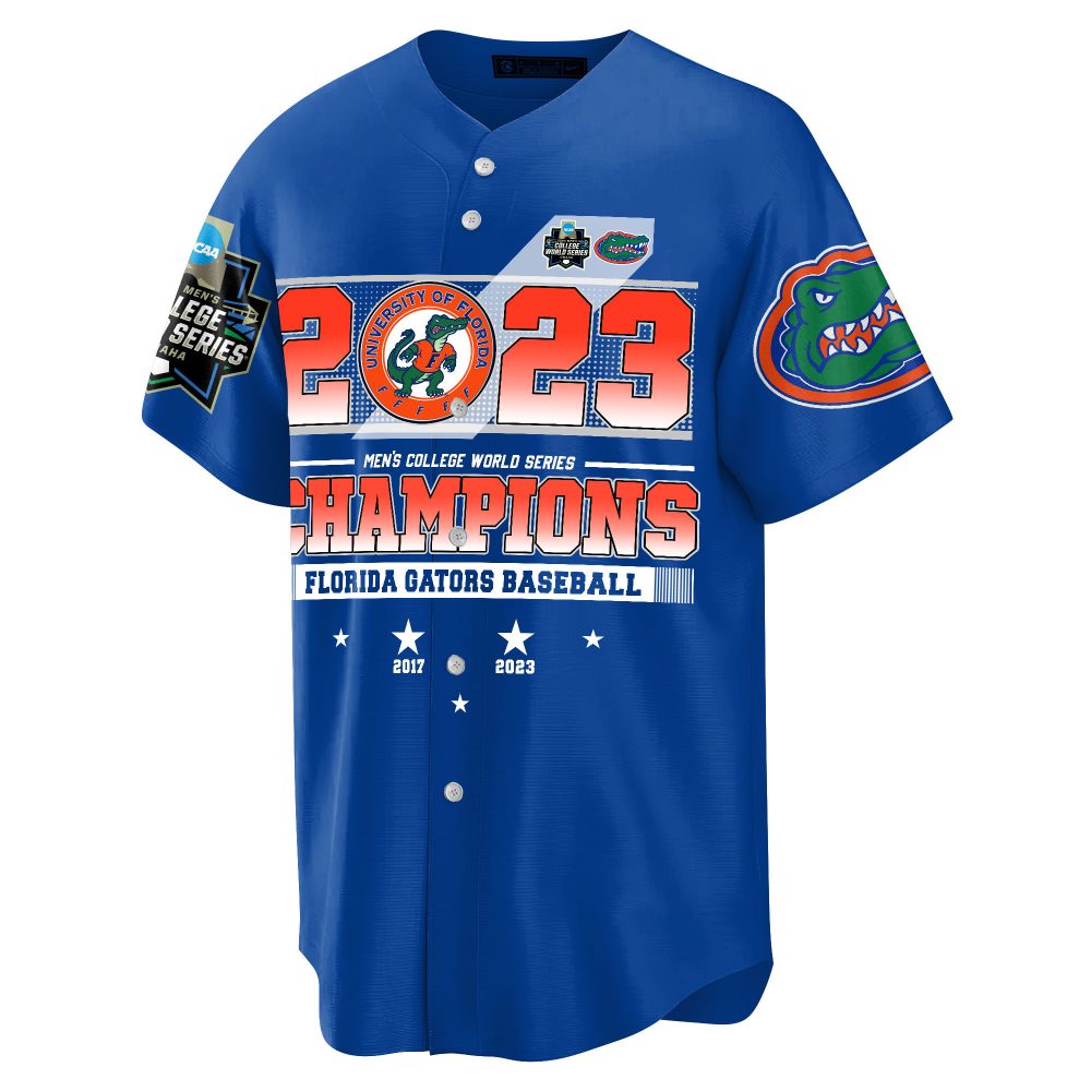 2023 Florida Gators Baseball Champions Jersey - Celebrate Victory In Style!
