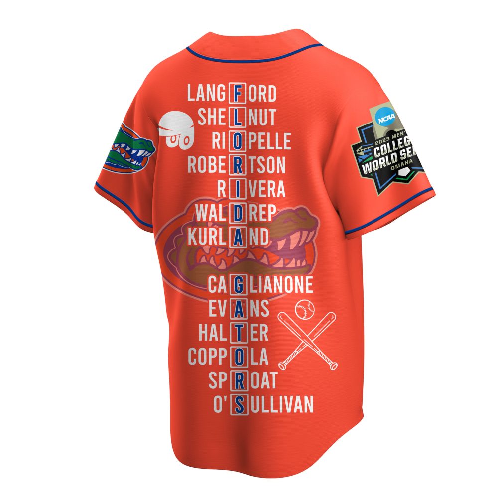 2023 Florida Gators Baseball Champions Jersey - Celebrate Victory In Style!