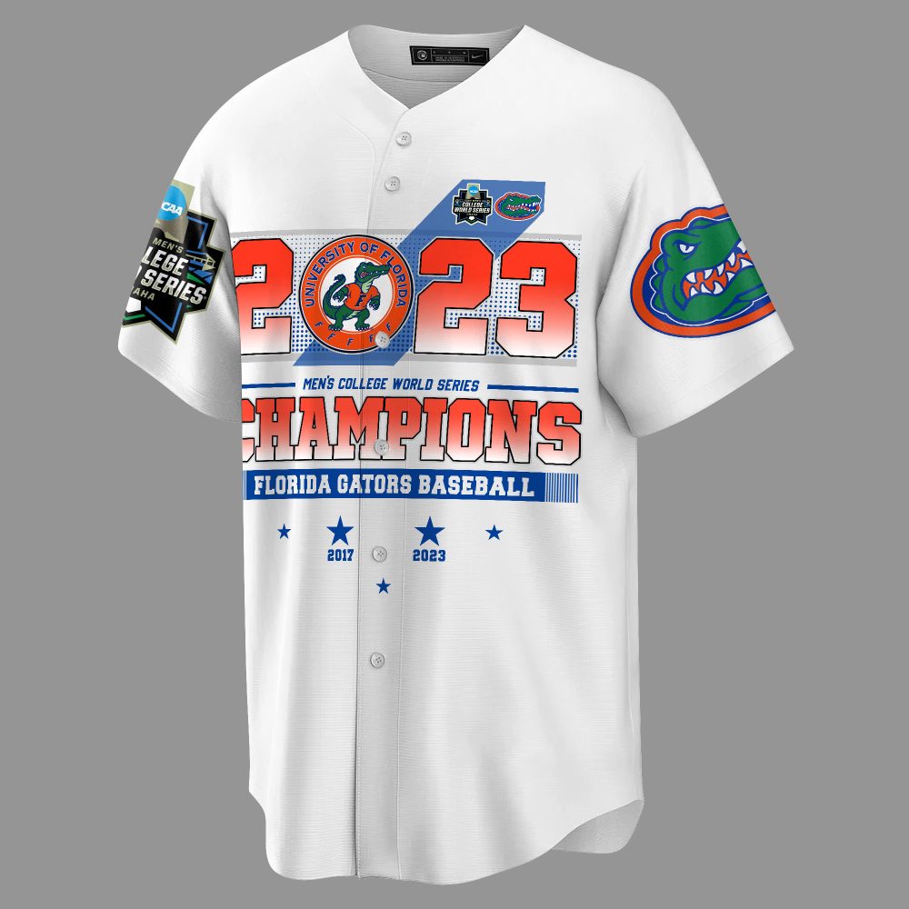 2023 Florida Gators Baseball Champions Jersey - Celebrate Victory In Style!
