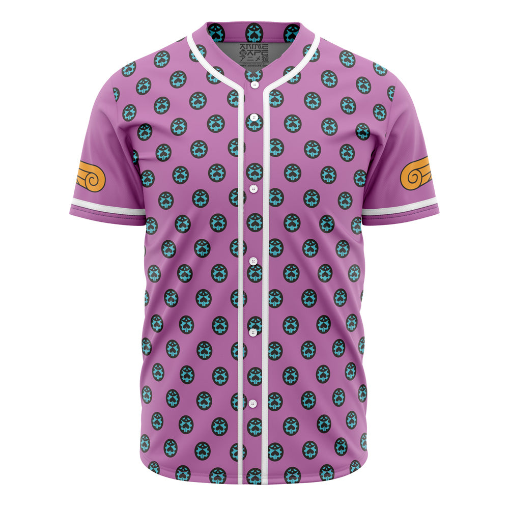 Stylish Anime-Inspired Purple Baseball Jersey - Trendy Pattern &amp; Unique Design, Perfect For Fans!
