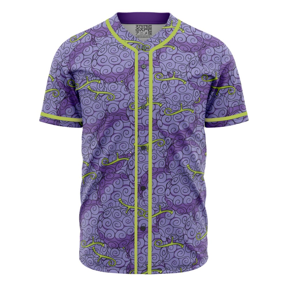 Vibrant Purple Swirl Baseball Jersey - Stylish &amp; Comfortable For Anime Fans
