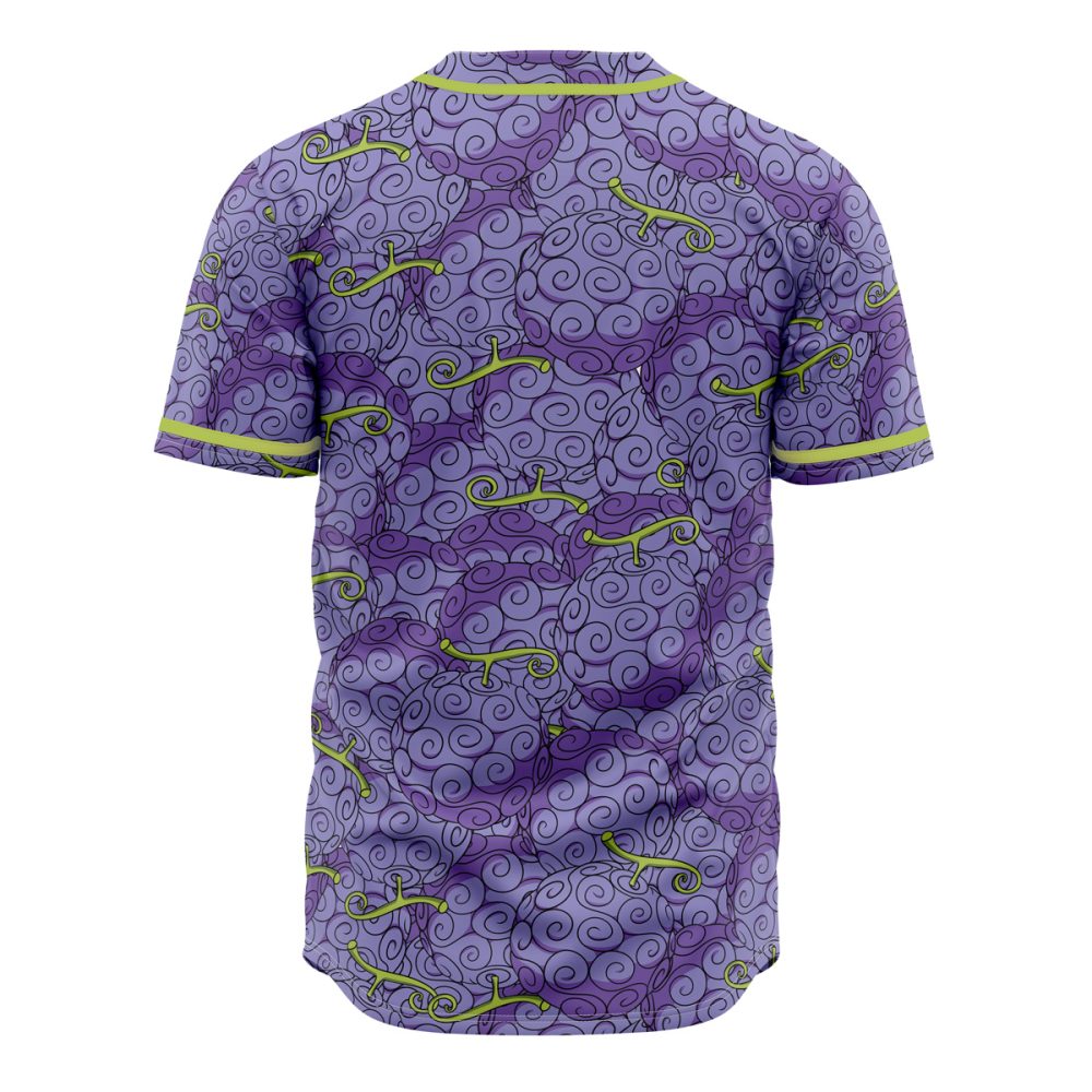 Vibrant Purple Swirl Baseball Jersey - Stylish &amp; Comfortable For Anime Fans