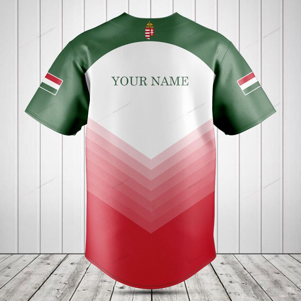 Hungary Baseball Jersey - Stylish National Team Fan Apparel For Sports Enthusiasts