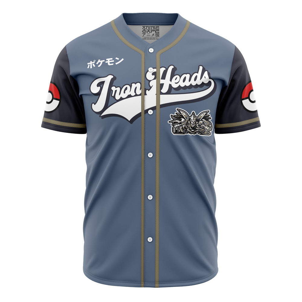 Stylish Iron Heads Baseball Jersey - Anime-Inspired Design, Perfect For Fans &amp; Collectors