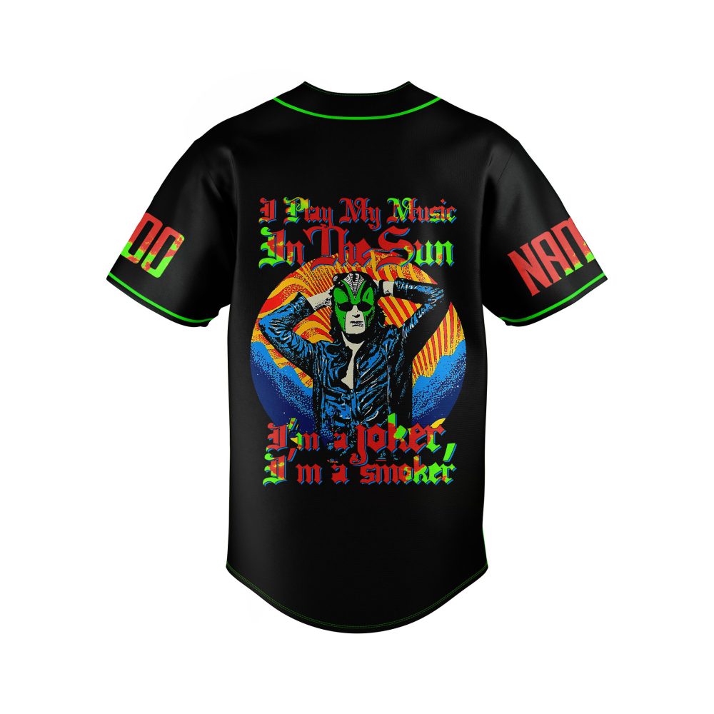 Vibrant Graphic Baseball Jersey – Bold Streetwear Style, Unisex, Comfortable Fit