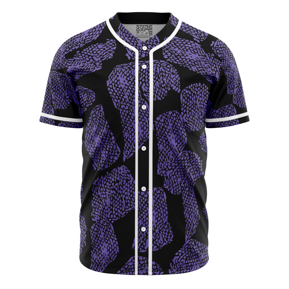 Men'S Purple Pattern Baseball Jersey Shirt - Stylish &amp; Lightweight Casual Wear