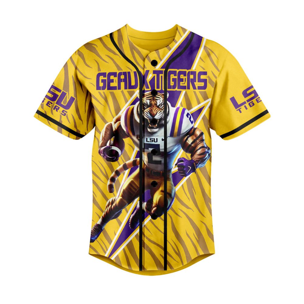 Die Hard Lsu Tigers Fan Jersey - Bold Tiger Design, Perfect For Game Day!
