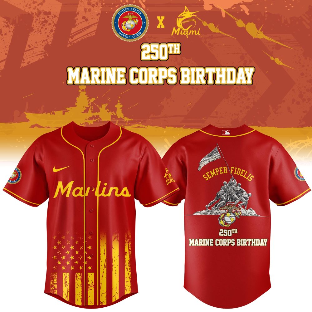 Limited Edition Marine Corps 250Th Birthday Jersey – Celebrate In Style!