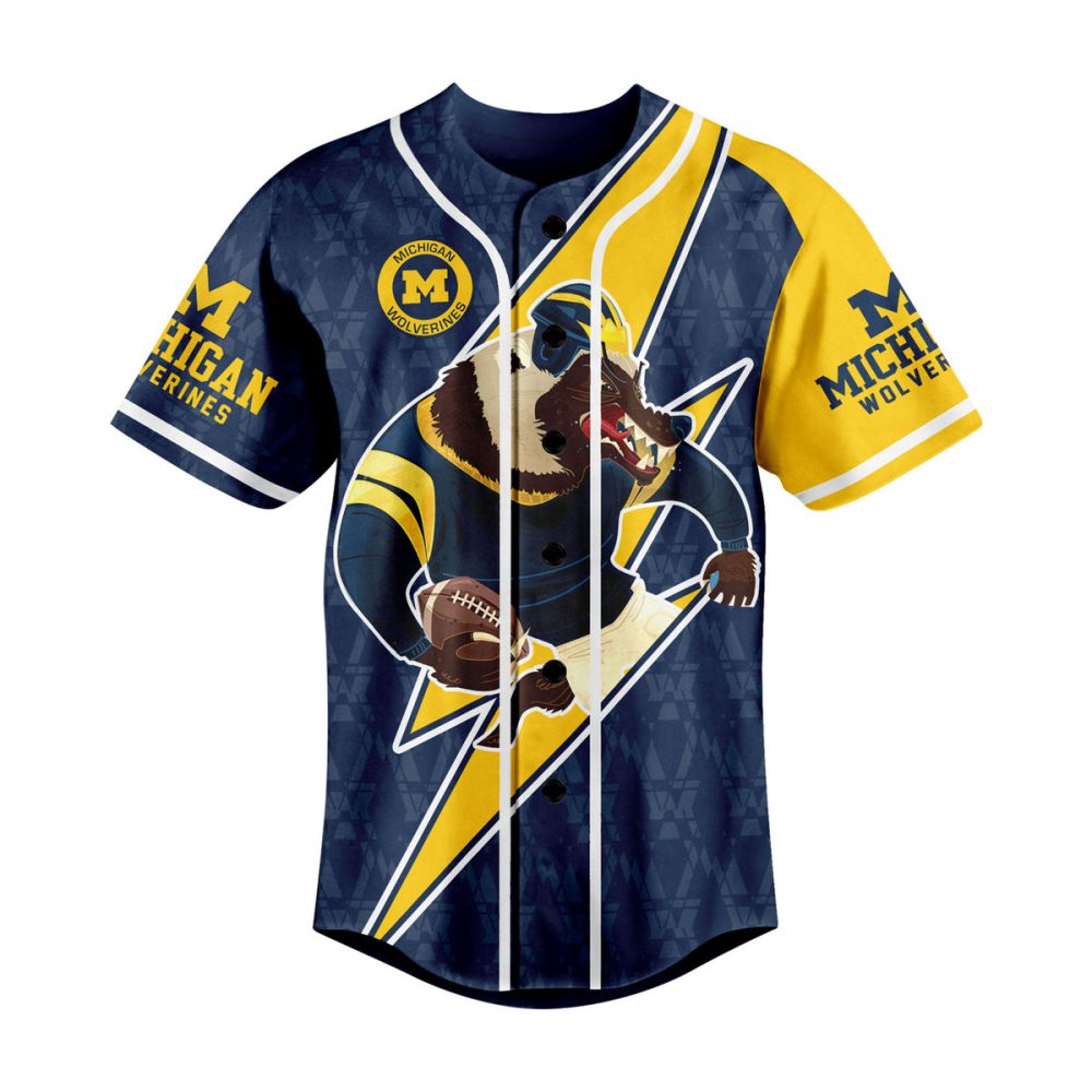 Michigan Wolverines Die-Hard Fan Jersey - Bold Design, Perfect For Game Day Enthusiasts!