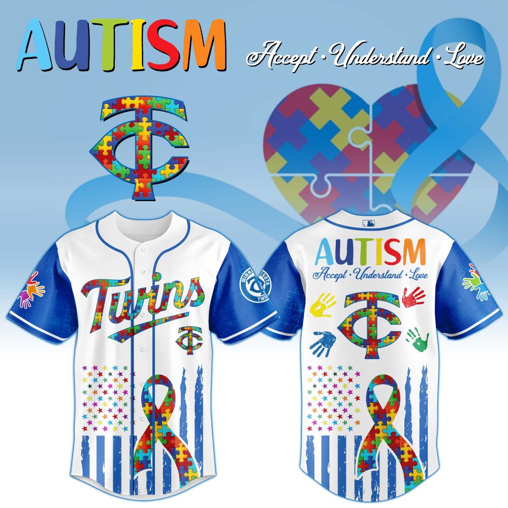 Celebrate Autism Awareness: Colorful Puzzle Piece Baseball Jersey - Support &amp; Style