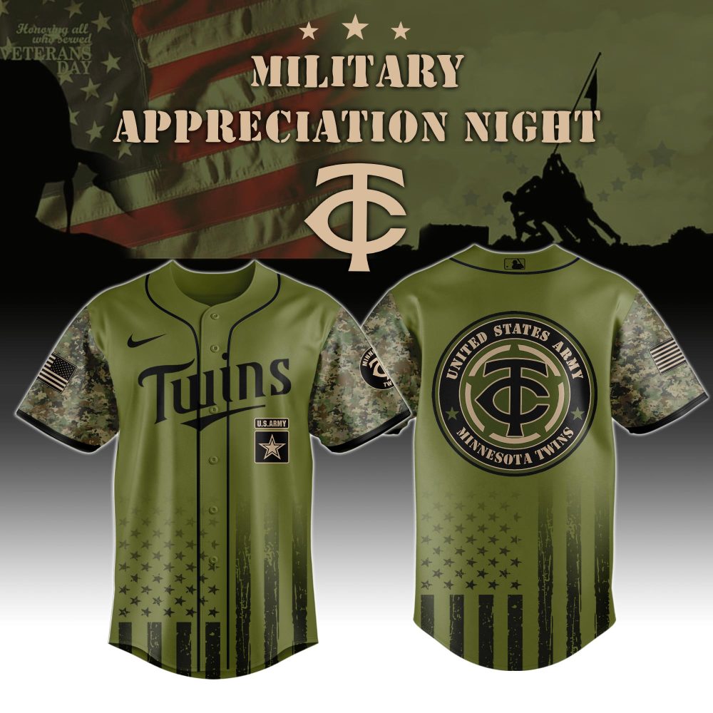 Limited Edition Camo Baseball Jersey - Military Appreciation Night Tribute