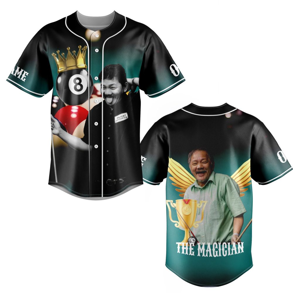 Unisex Billiards Champion Jersey - Stylish 8-Ball Design, Perfect Gift For Pool Lovers
