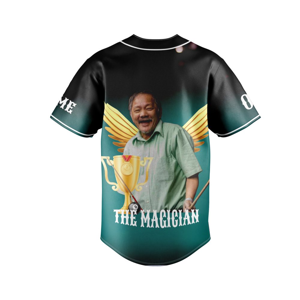 Unisex Billiards Champion Jersey - Stylish 8-Ball Design, Perfect Gift For Pool Lovers