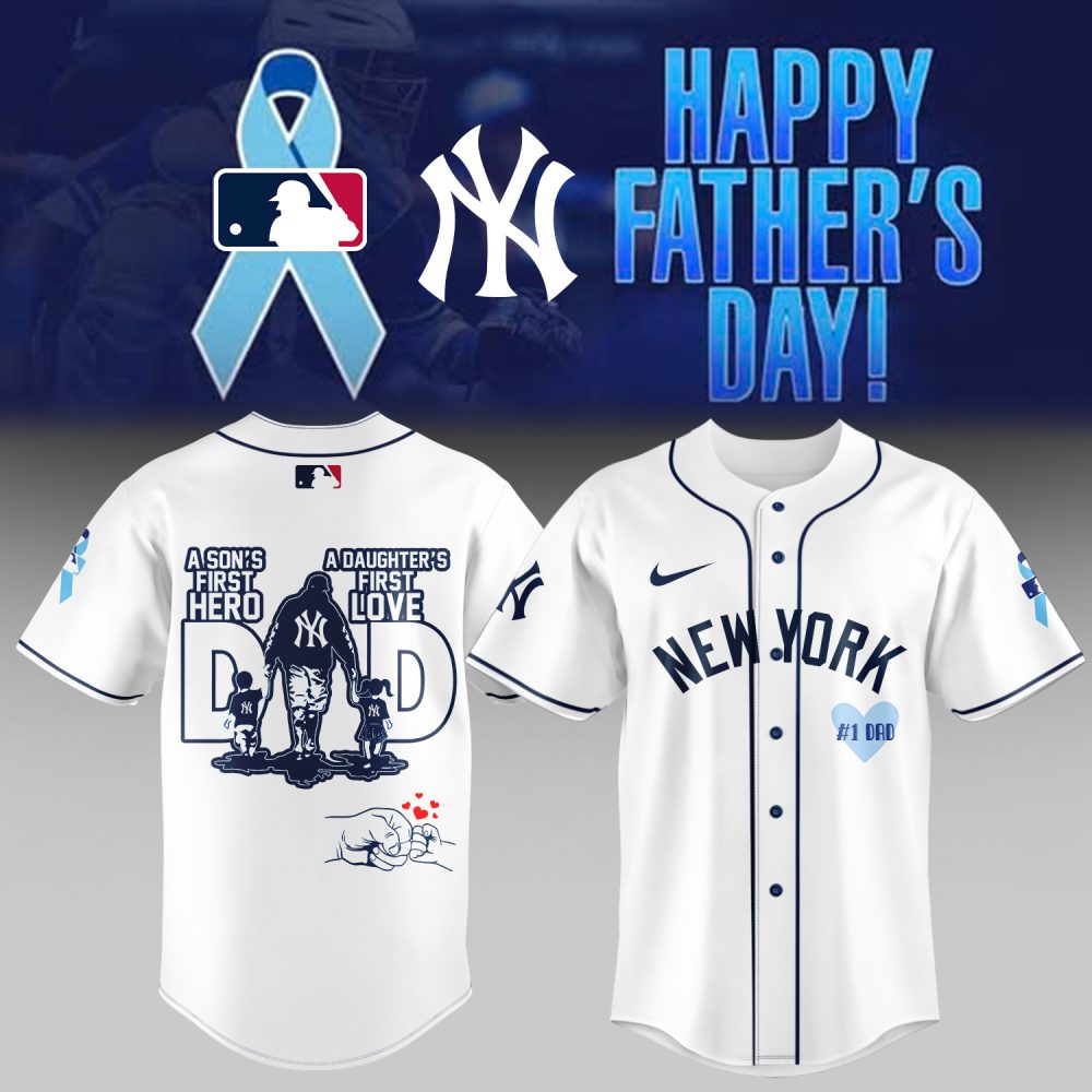 Celebrate Dad: New York Baseball Father'S Day Jersey - Hero &amp; Love Design