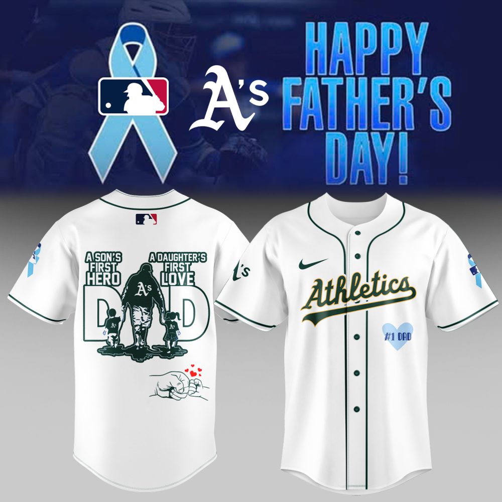 Celebrate Father'S Day With A'S Baseball Jersey - Perfect Gift For Dad, Hero &amp; First Love!