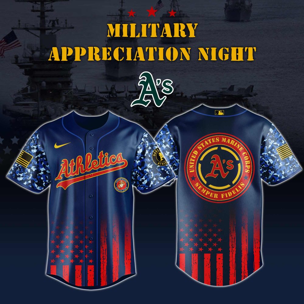 Limited Edition A'S Military Appreciation Jersey – Honor &amp; Style United!