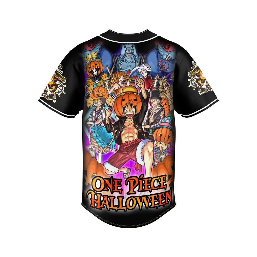 One Piece Halloween Baseball Jersey – Spooky Anime Style For Fans!