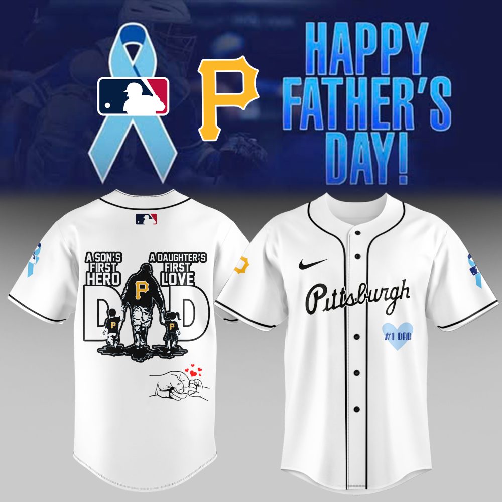 Celebrate Dad With Pittsburgh Baseball Jersey - Father'S Day Gift - Son'S Hero, Daughter'S Love Design