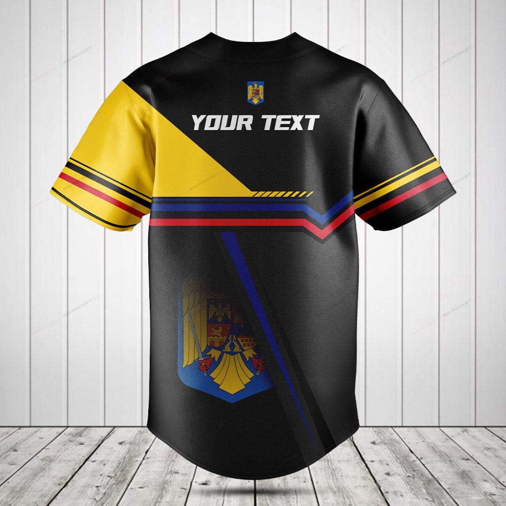 Stylish Romania Flag Baseball Jersey – Vibrant Colors &amp; Premium Quality For Fans