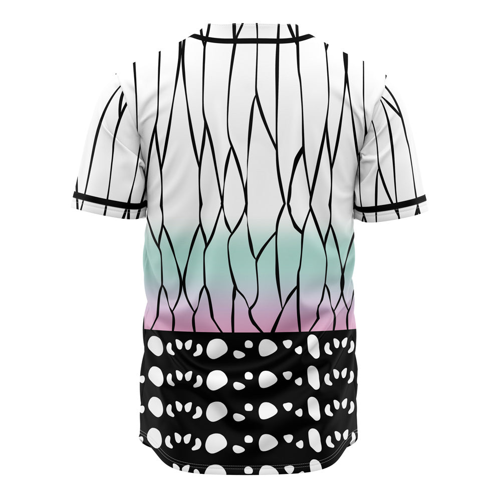 Trendy Gradient Pattern Baseball Jersey - Unisex, Lightweight &amp; Stylish Sportswear Shirt