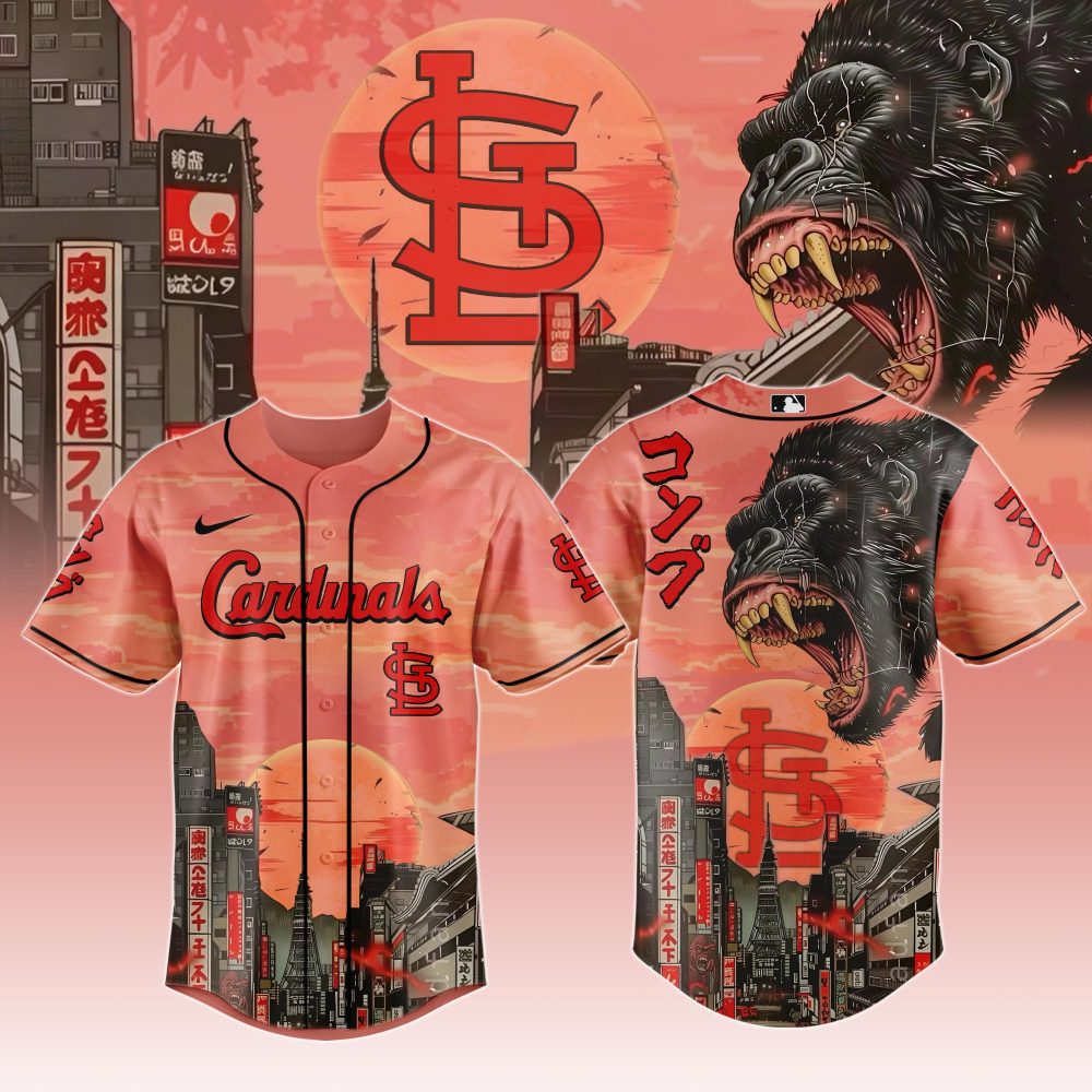 Limited Edition Cityscape Gorilla Baseball Jersey – Bold Streetwear Fashion
