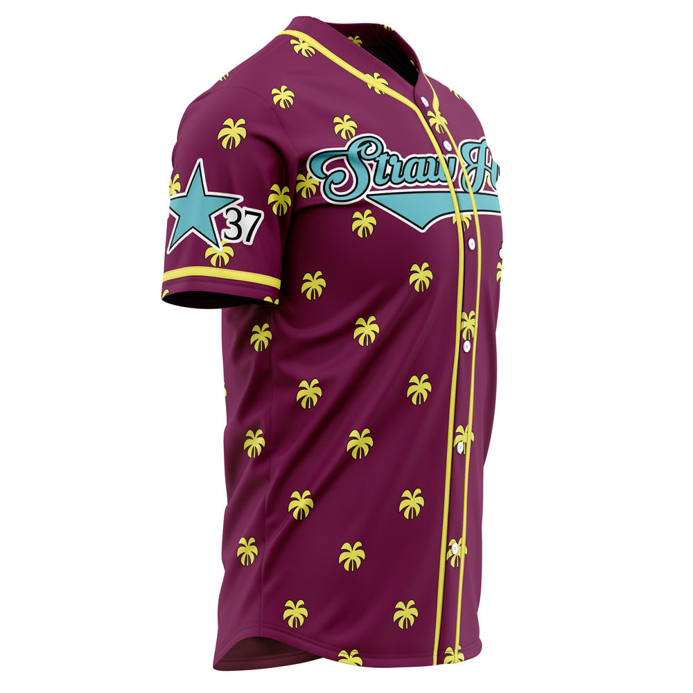 Anime-Inspired 'Straw Hats' Baseball Jersey - Vibrant Design, Perfect Gift For Fans!