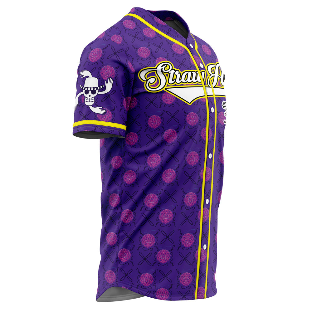 Purple Anime-Themed Baseball Jersey – Vibrant, Stylish, And Perfect For Fans!