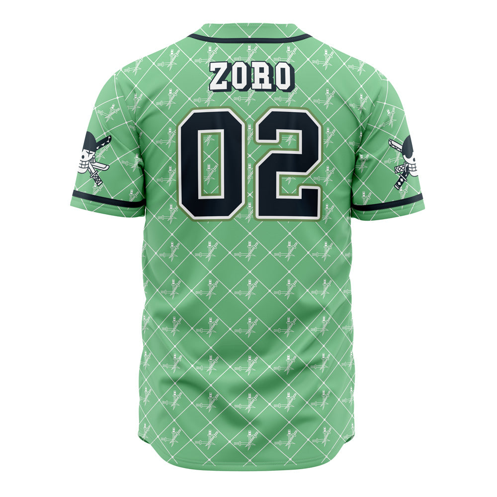 Stylish Green Anime Baseball Jersey - Lightweight, Breathable Sportswear For Fans