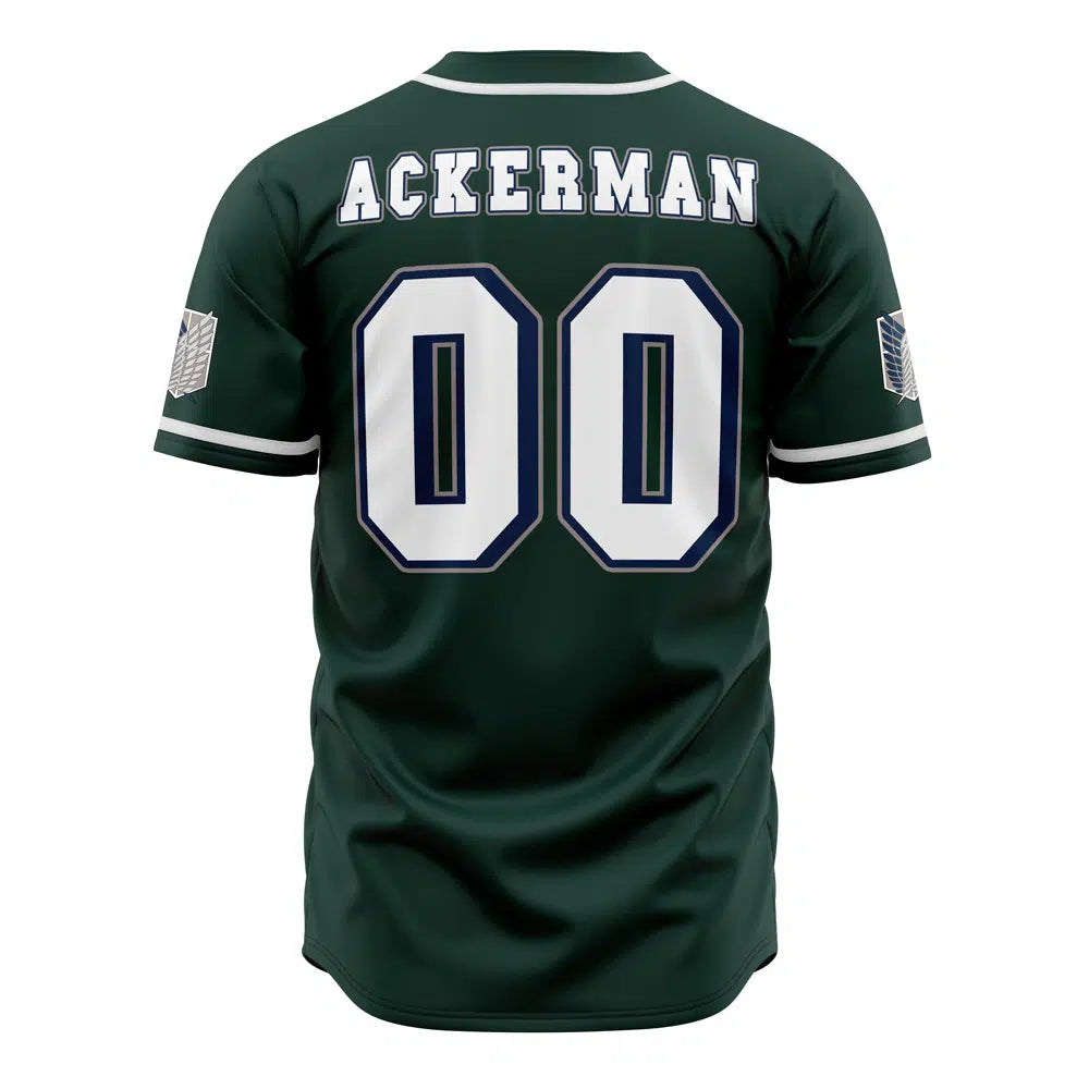 Stylish Survey Corps Baseball Jersey - Anime-Inspired Unisex Sportswear