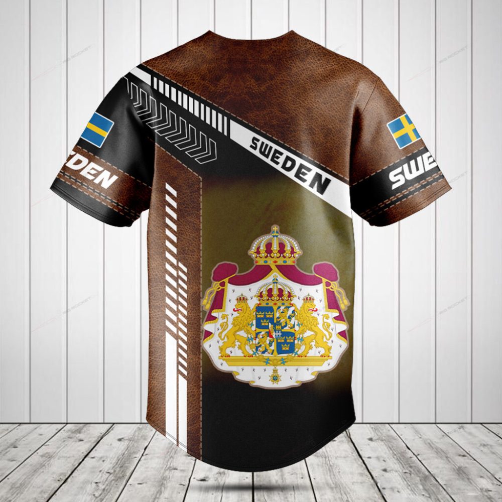 Stylish Sweden Flag Baseball Jersey - Premium Quality, Unique Design, Perfect For Fans &amp; Collectors