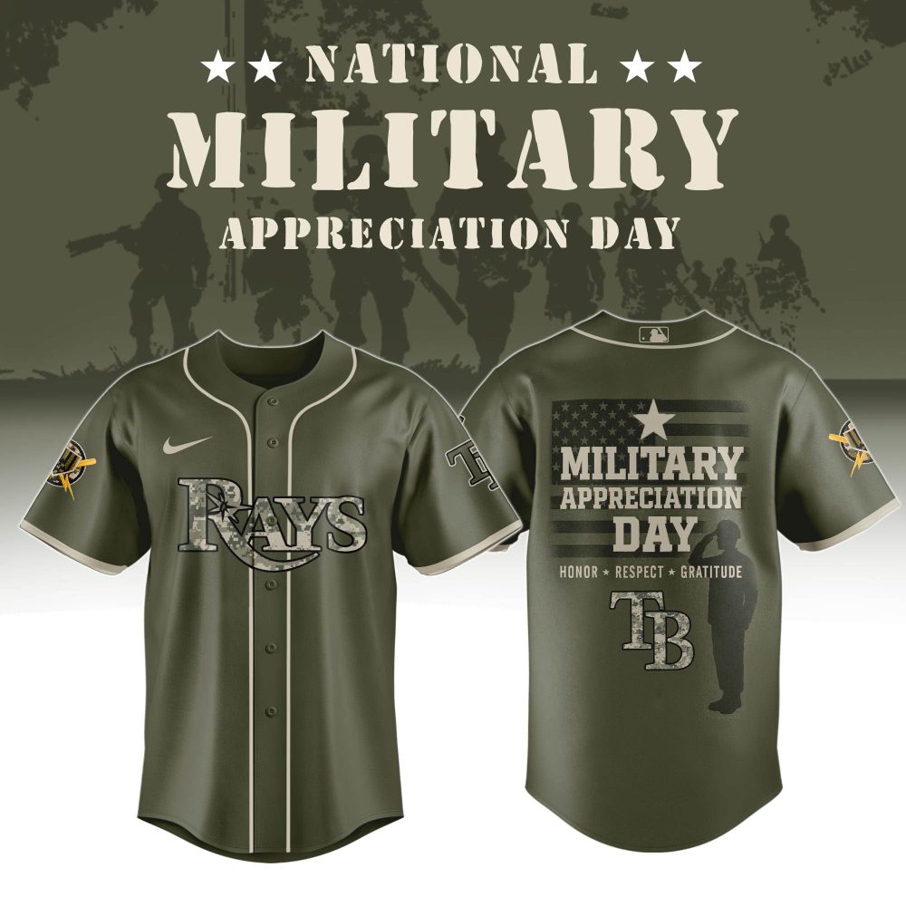 Limited Edition Military Appreciation Day Jersey – Honor, Respect &amp; Gratitude – Shop Now!