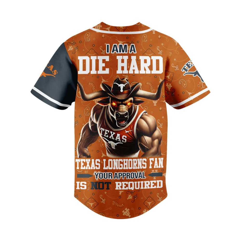 Texas Longhorns Fan Jersey - Bold Design For Die-Hard Supporters – Stand Out Game Day Gear!