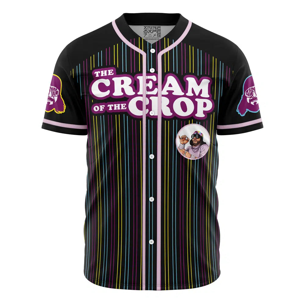 Vintage 'Cream Of The Crop' Baseball Jersey - Bold Retro Style &amp; Comfortable Fit