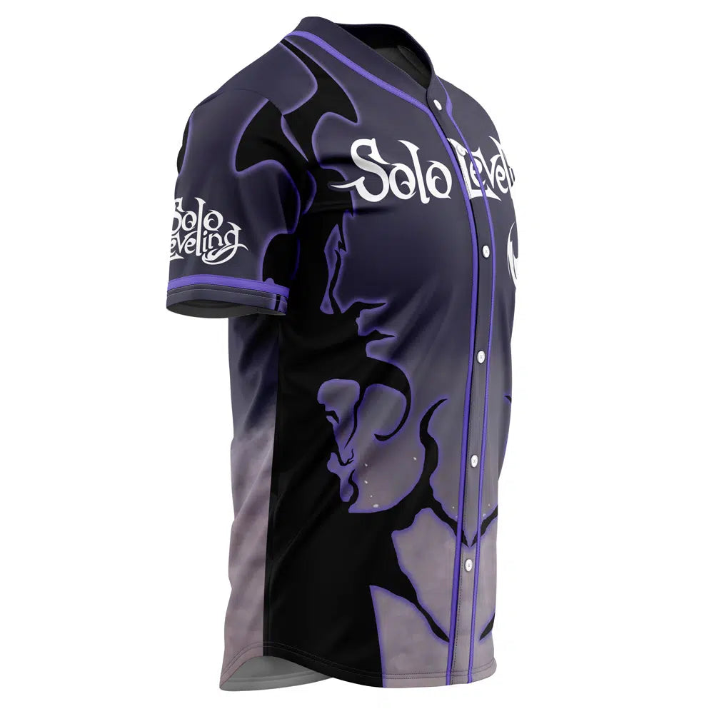 Solo Leveling Anime Baseball Jersey - Stylish Graphic Tee For Fans - Unisex Casual Wear