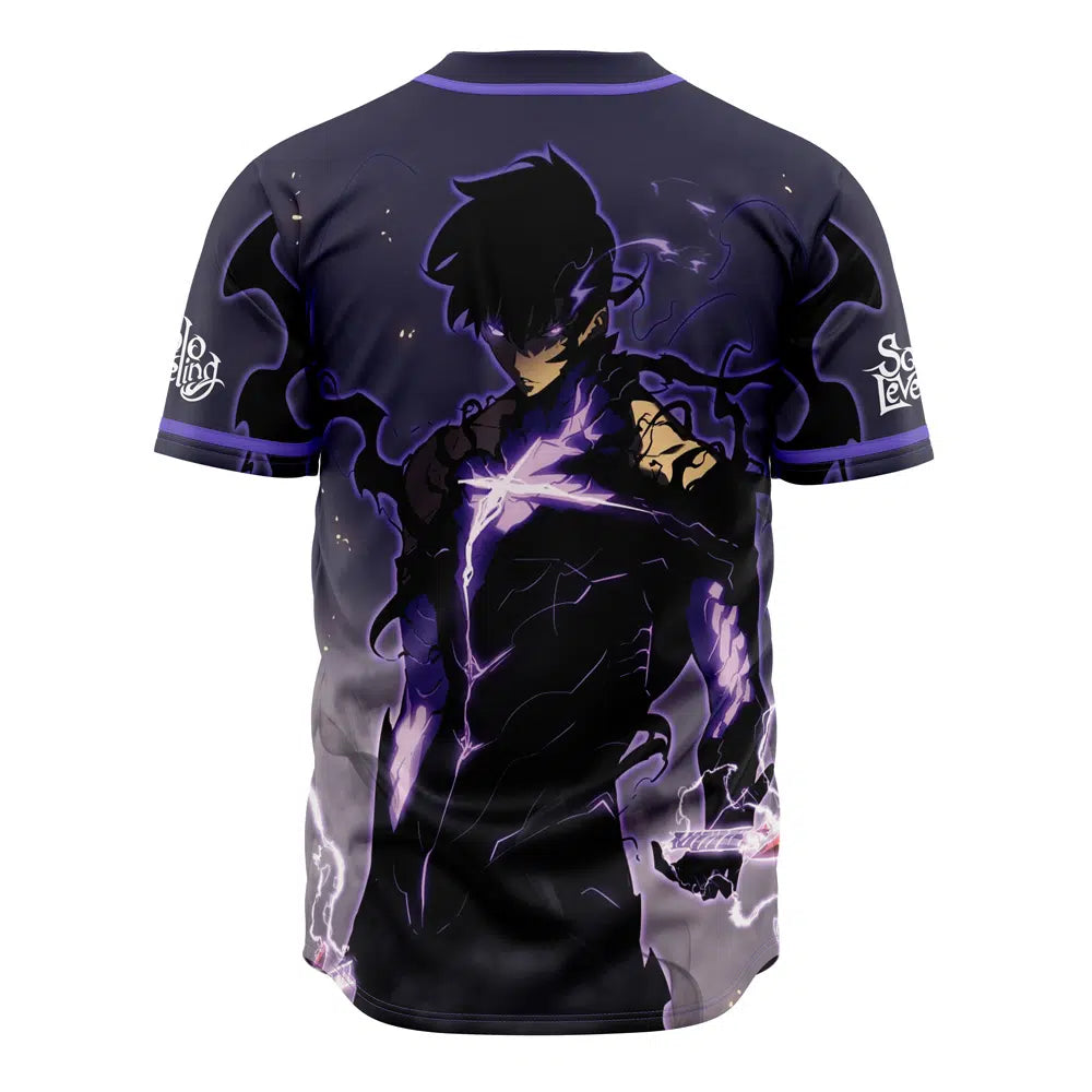 Solo Leveling Anime Baseball Jersey - Stylish Graphic Tee For Fans - Unisex Casual Wear